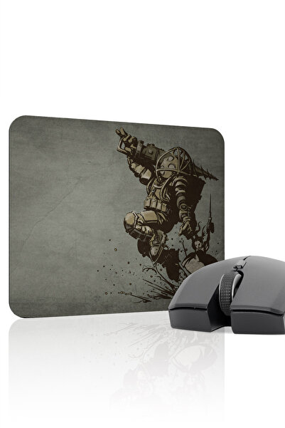mousepad bastir لوحة ماوس الألعاب المطاطية المخيطة من Bioshock مانع للانزلاق ...