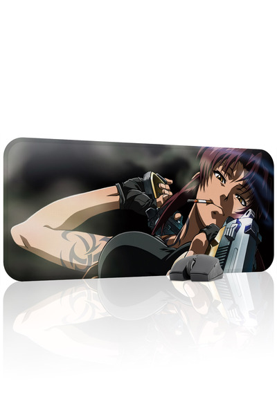 mousepad bastir Black Lagoon antialunecare Mousepad pentru gaming din cauciuc...