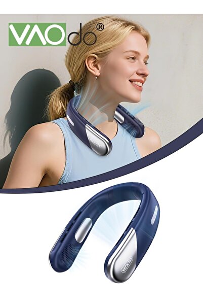 VAODO Wearable Neck Fan, 5-Speed Hands-free Bladeless Fan, Rechargeable Stron...