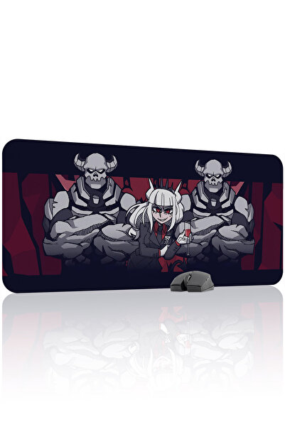 mousepad bastir لوحة ماوس الألعاب المطاطية Helltaker مانع للانزلاق V3 - 90x40...