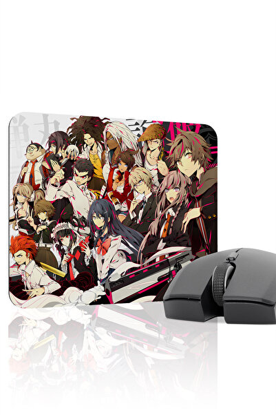 mousepad bastir لوحة ماوس الألعاب المطاطية المخيطة Danganronpa مانع للانزلاق ...