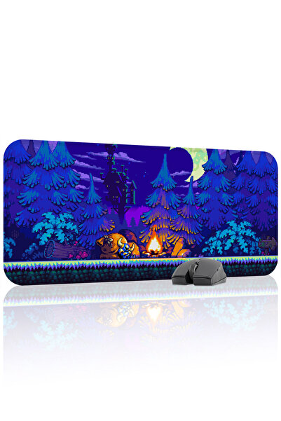 mousepad bastir لوحة ماوس مطاطية للألعاب من Shovel Knight مانع للانزلاق Dikiş...