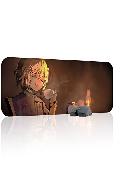 mousepad bastir لوحة ماوس للألعاب من Youjo Senki مانع للانزلاق مصنوعة من المط...