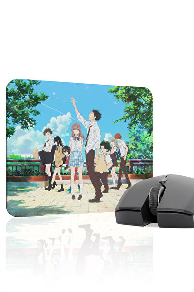 mousepad bastir لوحة ماوس للألعاب من المطاط المخيط من نوع Koe no Katachi مانع...