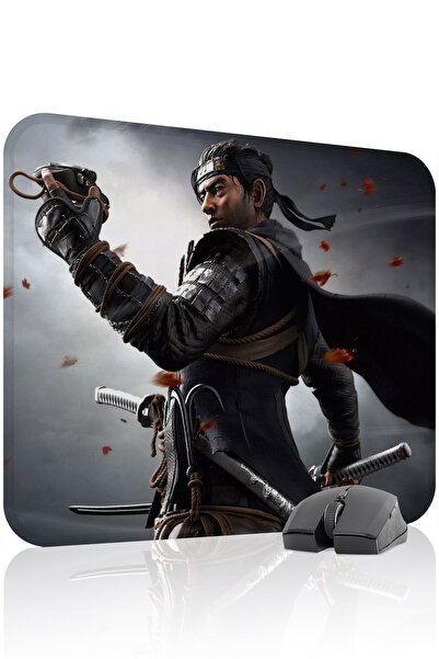 mousepad bastir لوحة ماوس الألعاب المطاطية المخيطة من Ghost of Tsushima مانع ...