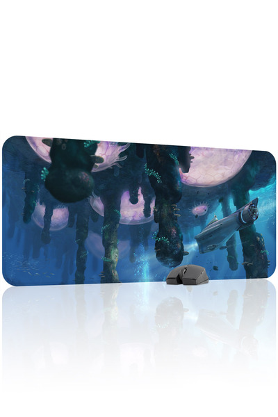 mousepad bastir Subnautica antialunecare Mousepad pentru jucători din cauciuc...