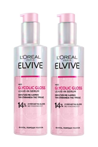 L'Oreal Paris Elvive ElsevE Glikolik Asitli Parlatıcı Durulanmayan Saç Serumu...