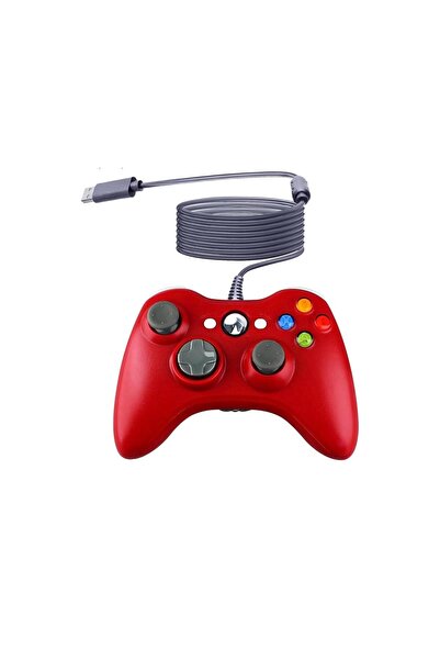CRK TECH Xbox 360 & PC Uyumlu Tak Çalıştır Kablolu Gamepad Oyun Kolu Wired Jo...