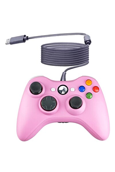 CRK TECH Xbox 360 & PC Uyumlu Tak Çalıştır Kablolu Gamepad Oyun Kolu Wired Jo...