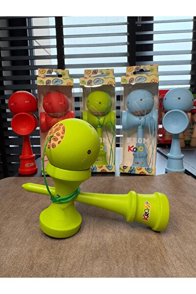 PlayFun KENDAMA MODEL NOU 2026 Verde Electric