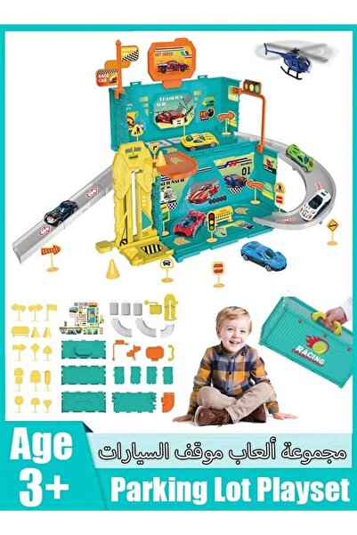 Generic Parking Lot Playset, Car Racing Track Parking,Kids Racing Track Toy C...