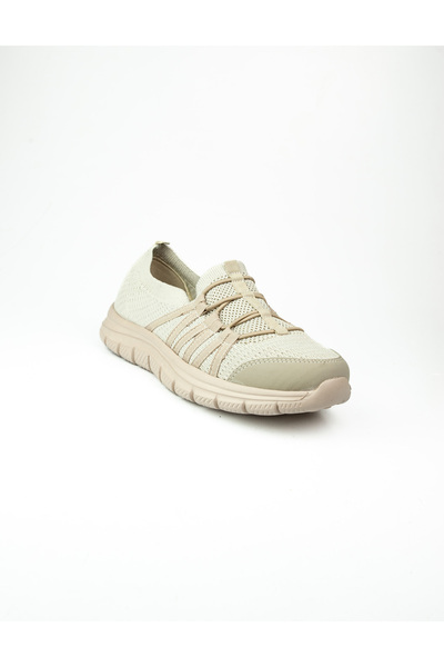 KİNG PAOLO 5223 Sinerji Beige Women's Walking Shoes