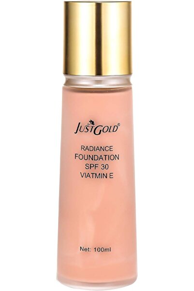 JUST GOLD كريم أساس راديانس 100 مل بعامل حماية من الشمس 30-04