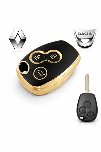 YıldızTuning Husă pentru chei Renault Fluence Black Gold
