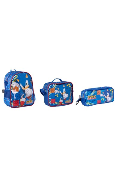 Sonic اناوكول حقيبة ظهر مجموعة من 3 قطع