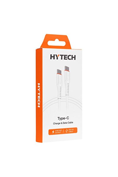 Hytech HY-XTP10 1M 3A TypeC to TypeC Hızlı Data + Sarj Kablosu