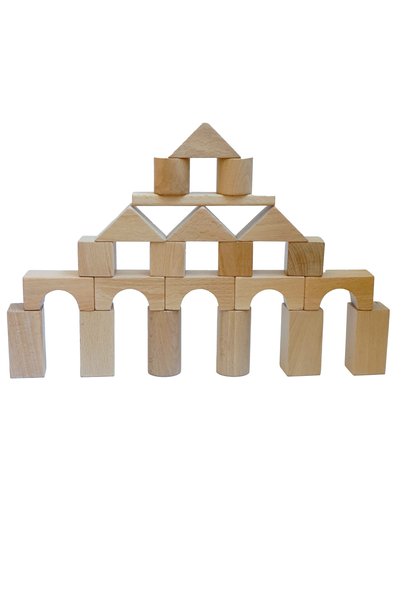COCOTA TOYS Wooden Fun Wooden Building Blocks (Large Size)