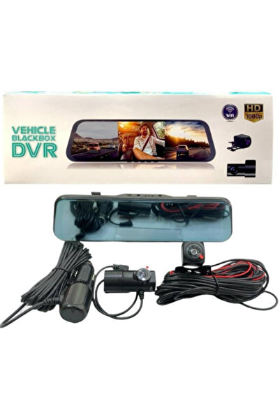 Generic كاميرا احتياطية مقاس 10 بوصات لشاشة اللمس الخاصة بمرآة السيارة