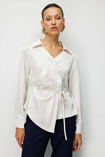 Ekol Μπλούζα με δέσιμο στη μέση και κορδόνι περίσφιξης