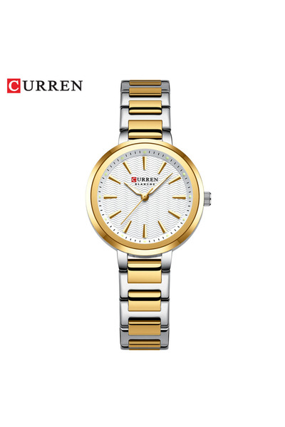 Curren 9109 Luxury Waterproof Women's Watch Fashionable Stainless Steel Lumin...