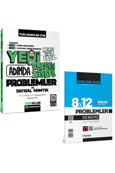 Yediiklim Yayınları Tüm Adaylar için Yedi Adımda Temelden Zirveye Problemler ...