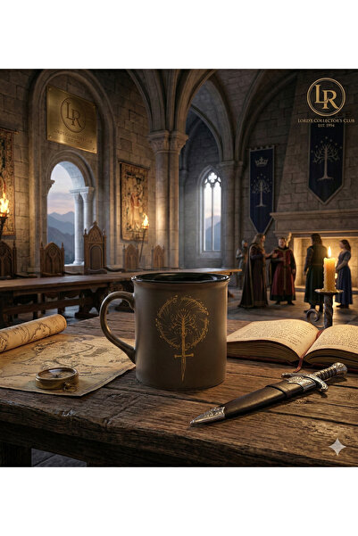 Mabbels Lord Of The Rings Gondor Ak Ağaç Lisanslı Seramik Kupa - LOTR Hediyel...