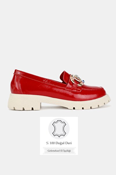 TUNAELLİ ΓΥΝΑΙΚΕΙΑ ΚΟΚΚΙΝΑ ΠΑΠΟΥΤΣΙΑ ΑΠΟ ΓΝΗΣΙΟ ΦΥΣΙΚΟ ΔΕΡΜΑ ΜΕ ΠΕΤΡΕΣ, ΜΕΓΕΘ...