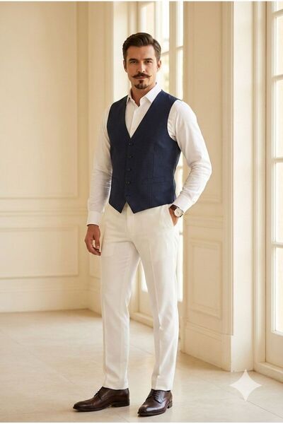 Plus Scorpion Elegant men's vest for suit