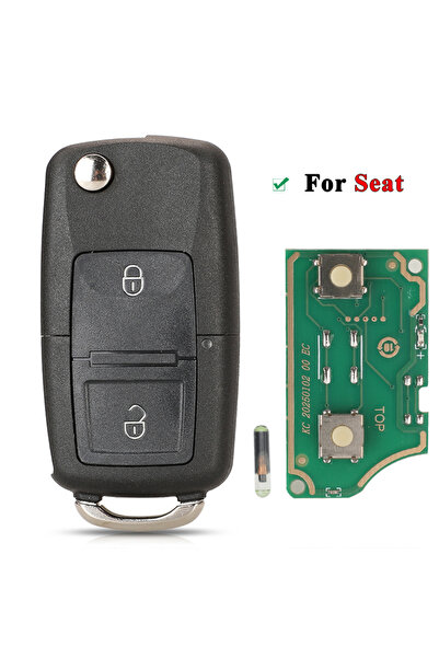 Choice7 مفتاح سيارة قابل للطي بزرين من جينغيوكين، رقم الموديل 1J0 959 753 CT،...