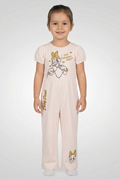 Disney Toddlers Girl Short Sleeve Mickey And Friends Bodysuits, Light Pink