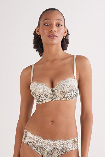 INTIMISSIMI Seductive Glamour Yılan Patterned Sofia Balconette Bra