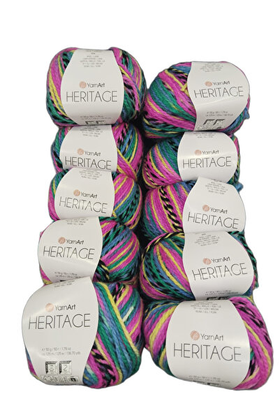 Yarnart Amigurumi Knitting Starter Color Set 10-Pack Heritage Hand Knitting Yarn