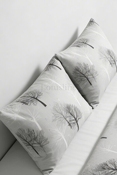 Lotusline 2-Pack of Pillowcase 50X70 Cotton Pieces of Fade-Resistant Fabric