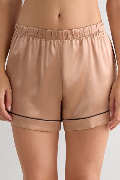 INTIMISSIMI Edge Decorated Silk Shorts
