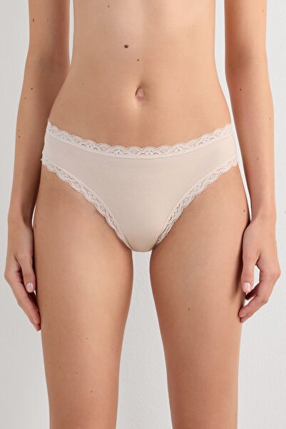 INTIMISSIMI Lace Pack of Cotton Slip Panties