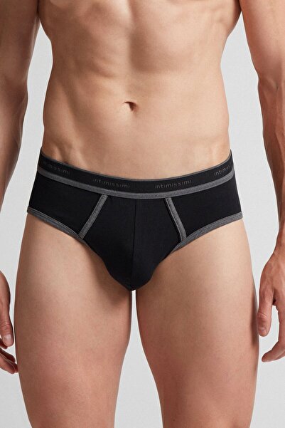 INTIMISSIMI Men's Logoed Superior Cotton Pack Slip Underpants