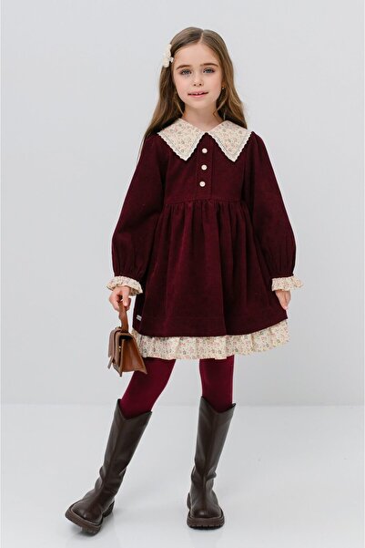 SUZIE Pollyanna Burgundy Dress 6-8y