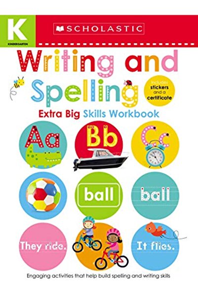 Scholastic Us كتاب تمارين الكتابة والتهجئة لرياض الأطفال: Scholastic Early Le...