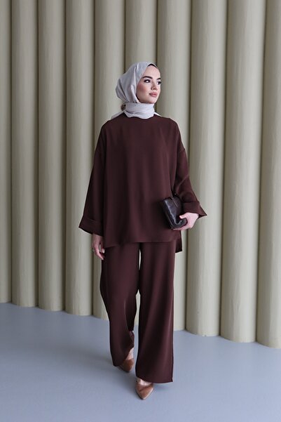 Demetaksoycollection Hijab Pants Set