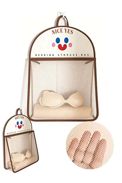 Generic حقيبة تخزين معلقة 40*44 سم، حقيبة ملابس ، حقيبة ملابس معلقة، منظم خزا...