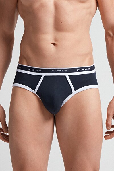 INTIMISSIMI Men's Logoed Superior Cotton Pack Slip Underpants