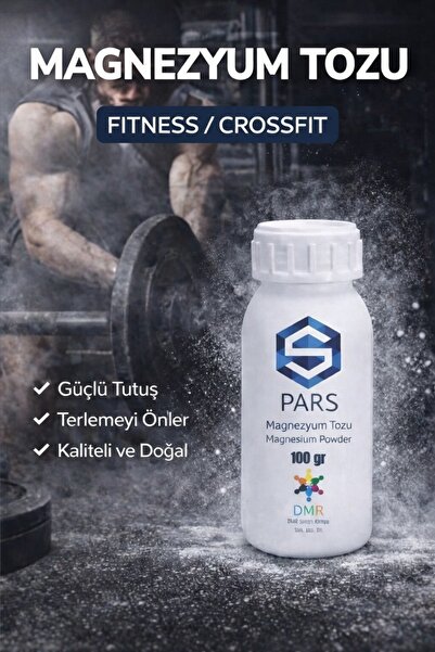 Pars Chalk Magnezyum Tozu Pudra Fitnes Crossfit Jimnastik Halter Tırmanma 100 G