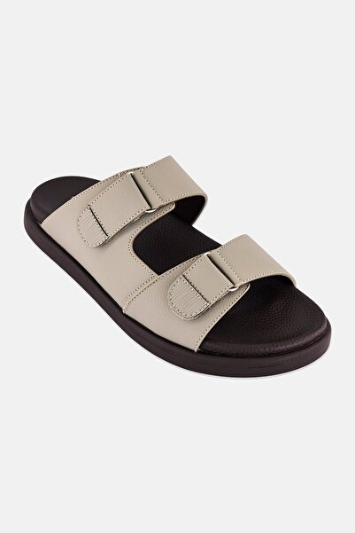 English Laundry Men Slip On Arabic Sandals, Grey