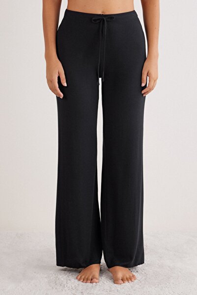 INTIMISSIMI Cashmere Light Blended Modal Long Palazzo Pants