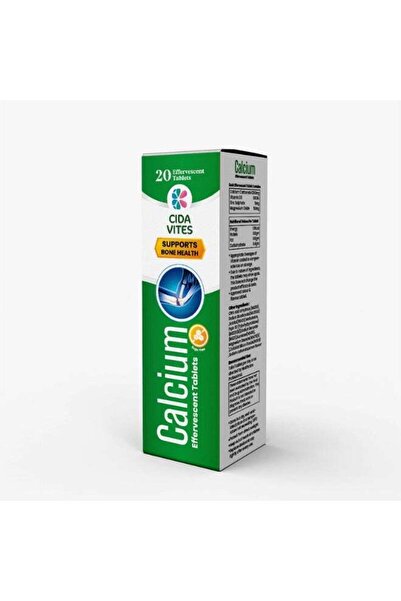 Cida Vites Calcium Effervescent Tab 20
