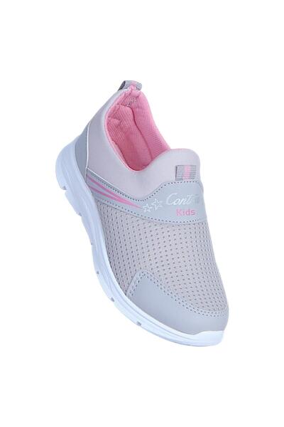 Ayakcenter Contra 717 Sive-Pmb Sportske Cipele za Devojčice Bez Šnurki