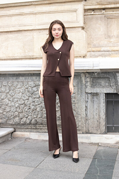 Jument Ženska jakna sa dugmićima Elastično Tkanina mekane teksture Spuštena r...