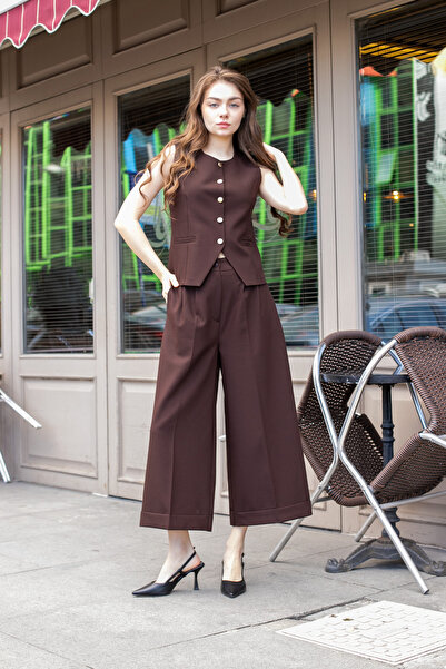 Jument Ženska široka O-izrezna haljina Sa džepovima sa pripijenim strukom kro...