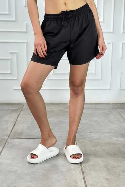 My-o Women's Basic Plain Araboy Deniz Pool Shorts Xs-3Xl