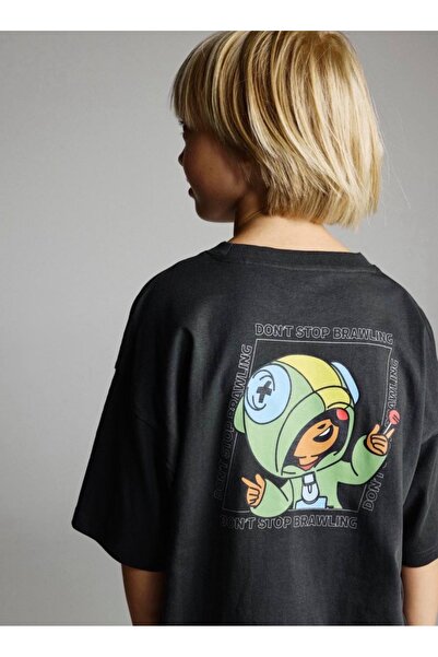 BRAWL STARS BRAWLS STARS αγορίστικο μπλουζάκι με τύπωμα κοντομάνικο 100% με Β...